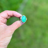 Lover of Truth Ring - Chrysoprase & Garnet