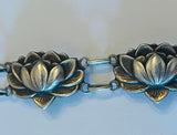 Purity - CaneCraft Sterling Lotus Bracelet