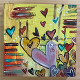 ART BLOCK  - Hearts a Flutter