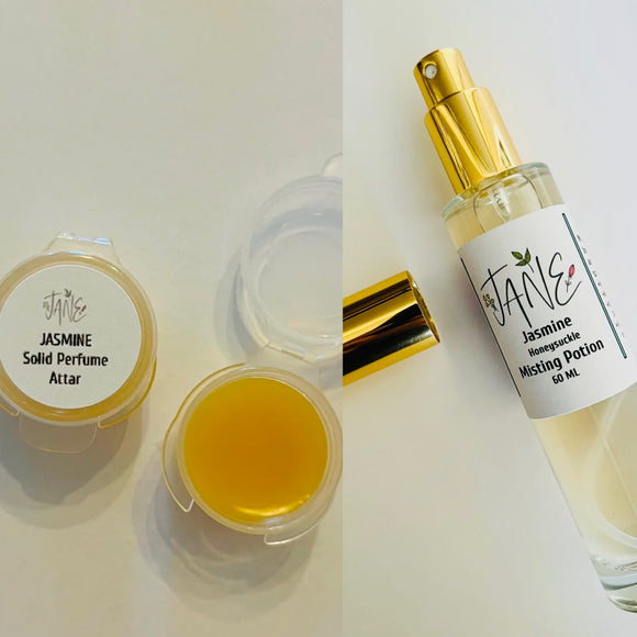 Jasmine  Duo - Mist and Solid Perfume Attar